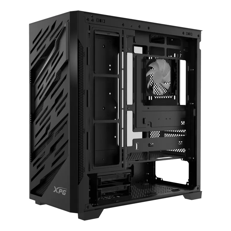 XPG STARKER AIR BTF mid-tower zwart, midi tower, pc, zwart, ATX, EATX, micro ATX, Mini-ITX, SPCC, gehard glas, gaming
