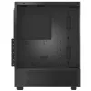 XPG Invader X Mini Midi Tower pc-behuizing, ATX/Micro-ATX/Mini-ITX, gehard glas, 5 ARGB-ventilatoren van 120 mm, USB-C, zonder voeding, zwart