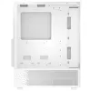 XPG Invader X Mini Midi Tower pc-behuizing, ATX/Micro-ATX/Mini-ITX, glazen panelen, 5 ARGB-ventilatoren van 120 mm, USB-C, zonder voeding, wit
