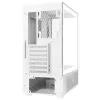 XPG Invader X Mini Midi Tower pc-behuizing, ATX/Micro-ATX/Mini-ITX, glazen panelen, 5 ARGB-ventilatoren van 120 mm, USB-C, zonder voeding, wit
