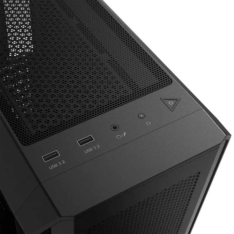 XPG VALOR AIR PLUS MID-TOWER behuizing zwart, midi tower, pc, zwart, ATX, micro ATX, Mini-ITX, SPCC, 16 cm
