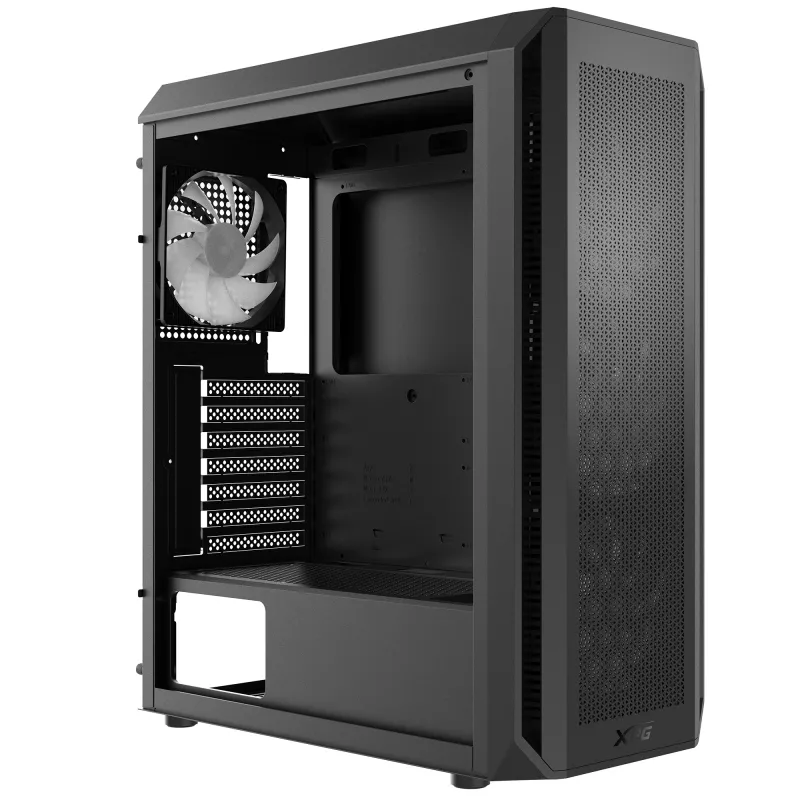 XPG VALOR AIR PLUS MID-TOWER behuizing zwart, midi tower, pc, zwart, ATX, micro ATX, Mini-ITX, SPCC, 16 cm