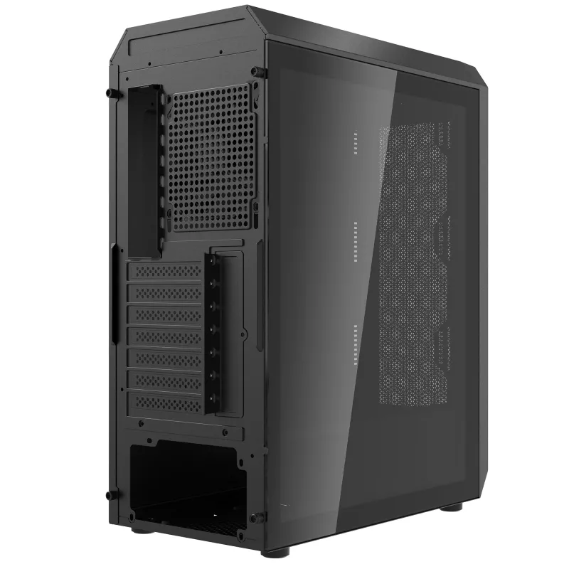 XPG VALOR AIR PLUS MID-TOWER behuizing zwart, midi tower, pc, zwart, ATX, micro ATX, Mini-ITX, SPCC, 16 cm