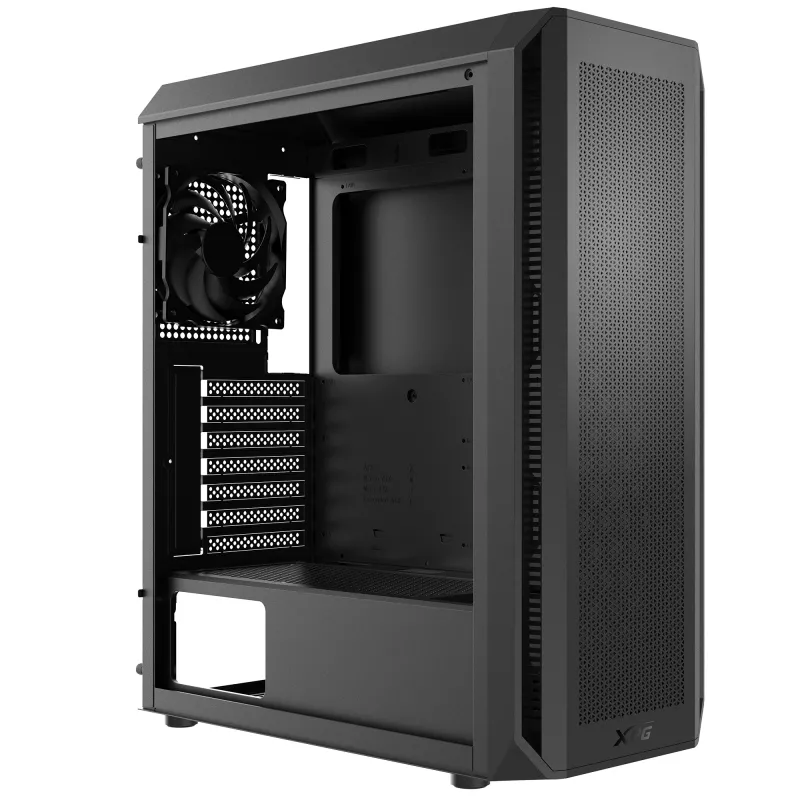 XPG VALOR AIR PLUS MID-TOWER behuizing zwart, midi tower, pc, zwart, ATX, micro ATX, Mini-ITX, SPCC, 16 cm