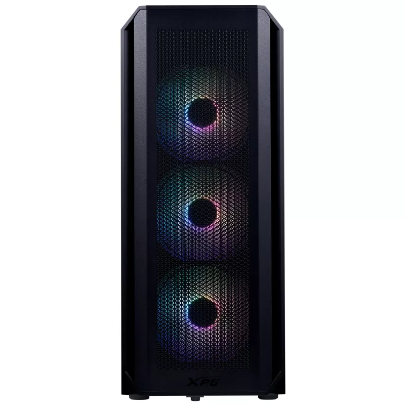 XPG VALOR AIR PLUS MID-TOWER behuizing zwart, midi tower, pc, zwart, ATX, micro ATX, Mini-ITX, SPCC, 16 cm