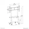 Neomounts NS-M3800 zwart TV-wagen 60-100