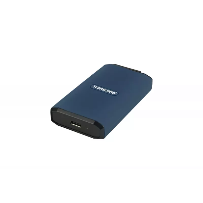 TRANSCEND SSD - Esd410c draagbare drive - 1TB - USB Type-C / A - donkerblauw