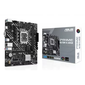 ASUS PRIME H610M-K ARGB Intel H610 LGA 1700 micro ATX