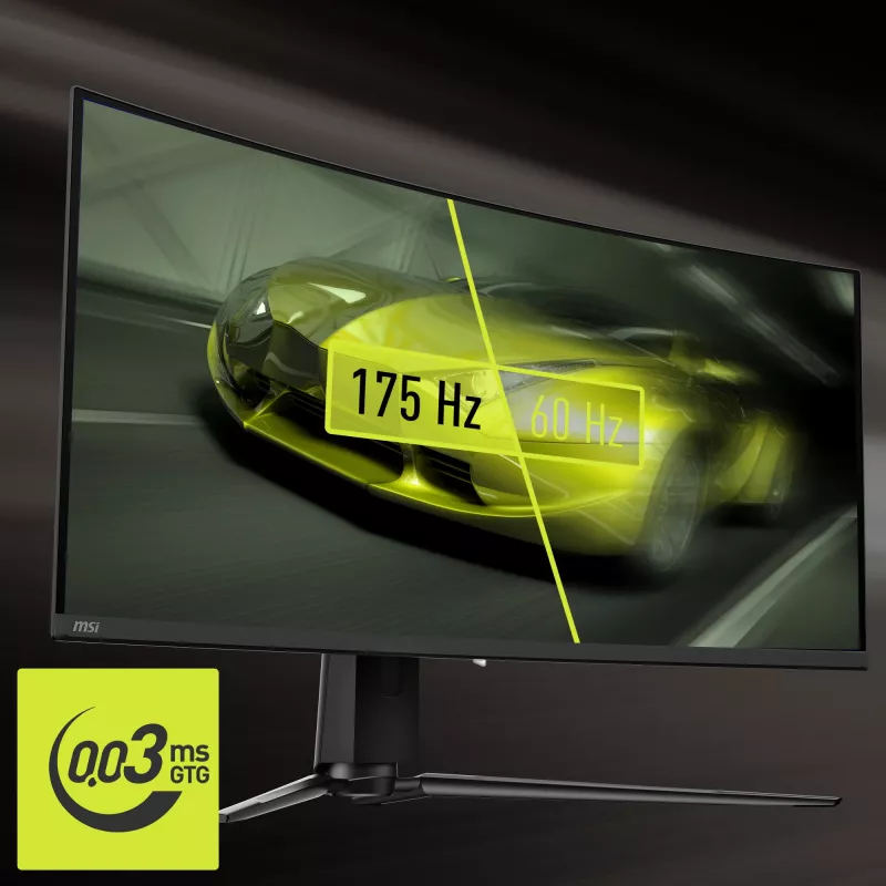 MSI MAG 341CQPDE QD-OLED computermonitor 86,4 cm (34 inch) 3440 x 1440 pixel UltraWide Quad HD zwart