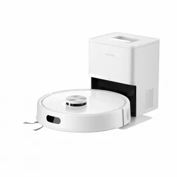 Roborock Q7 TF+ zuigrobot — zakloos, LiDAR-navigatie, dweilen, automatisch basisstation (laden & reinigen), wit