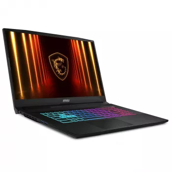 MSI Katana 17 HX B14WGK-065 Intel® Core™ i7 i7-14650HX laptop 43,9 cm (17,3 inch) Full HD 16 GB DDR5-SDRAM 1 TB SSD NVIDIA GeForce RTX 5070 Wi-Fi 6E (802.11ax) Windows 11 Home zwart
