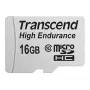 Flashgeheugen Transcend 16GB MicroSDHC Class 10 met adapter