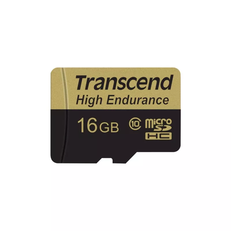 Flashgeheugen Transcend 16GB MicroSDHC Class 10 met adapter