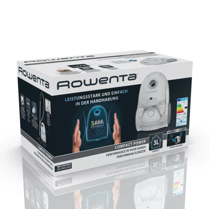 Rowenta Compact Power RO3927 3 L cilinderstofzuiger droog 750 W stofzak