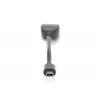 DIGITUS USB 2.0 adapterkabel, OTG, Type Mini-B - A M/F, 20cm, USB 2.0 conform, zwart