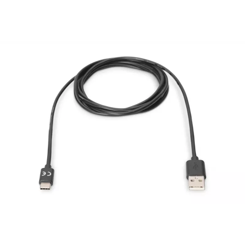DIGITUS ASSMANN USB Type-C verbindingskabel, type C naar A M/M, 1m Super Speed zwart