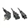 Lindy 30047 netstroomkabel zwart C13-koppeling C5-koppeling