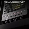 PC-behuizing CORSAIR FRAME 5000D RS ARGB midi-tower zwart — ATX, ondersteunt 3x140mm frontventilatoren, 2,5/3,5-inch drives