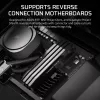 PC-behuizing CORSAIR FRAME 5000D RS ARGB midi-tower zwart — ATX, ondersteunt 3x140mm frontventilatoren, 2,5/3,5-inch drives