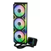 XPG LEVANTE II 360 zwart, all-in-one vloeistofkoeler, 12 cm, zwart
