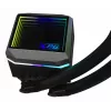XPG LEVANTE II 360 zwart, all-in-one vloeistofkoeler, 12 cm, zwart