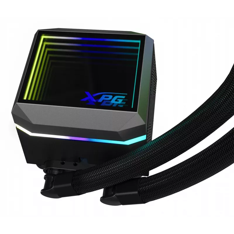 XPG LEVANTE II 360 zwart, all-in-one vloeistofkoeler, 12 cm, zwart