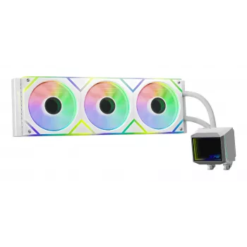 XPG LEVANTE II 360 Wit, alles-in-één-waterkoeling, 12 cm, wit