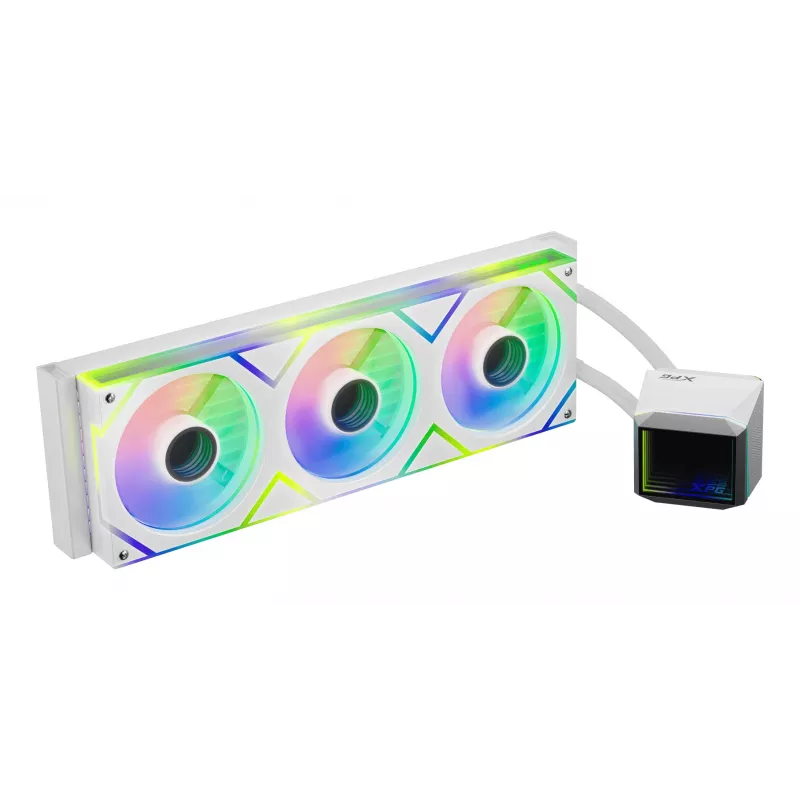 XPG LEVANTE II 360 Wit, alles-in-één-waterkoeling, 12 cm, wit