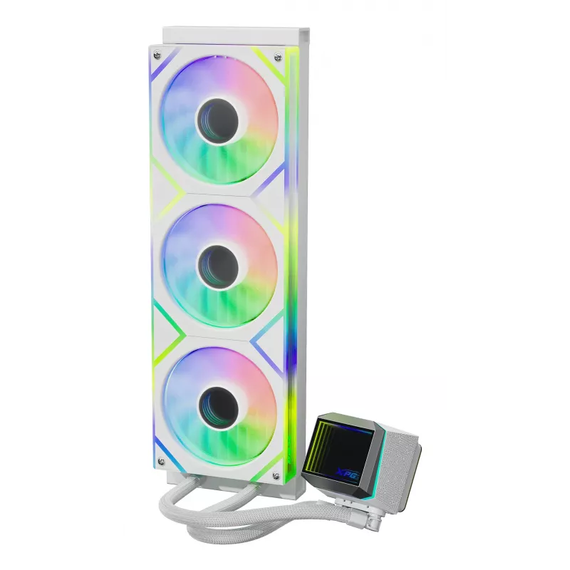 XPG LEVANTE II 360 Wit, alles-in-één-waterkoeling, 12 cm, wit