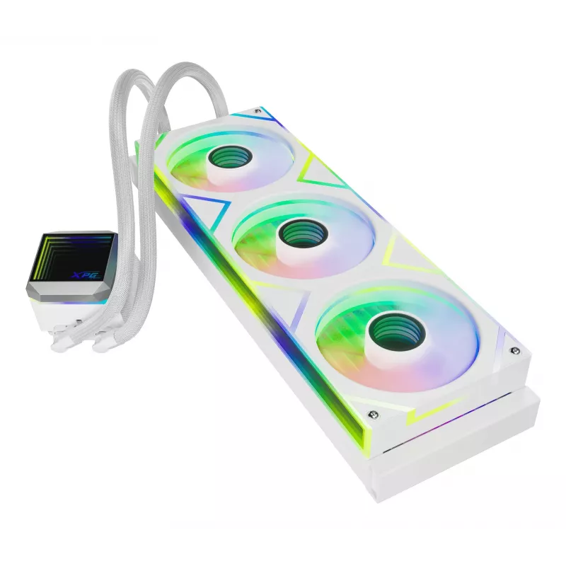 XPG LEVANTE II 360 Wit, alles-in-één-waterkoeling, 12 cm, wit