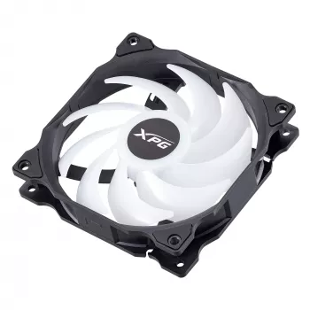 XPG VENTO 120 ARGB PWM (3-pack) zwart, ventilator, 12 cm, 300 tpm, 1650 tpm, zwart