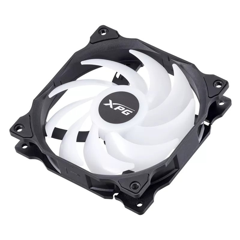 XPG VENTO 120 ARGB PWM (3-pack) zwart, ventilator, 12 cm, 300 tpm, 1650 tpm, zwart