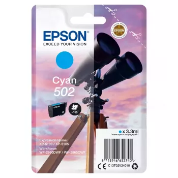 Cartridge Epson 502 cyaan C13T02V24010