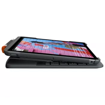 LOGITECH Slim Folio voor iPad 7e generatie grafiet Qwertz Duits