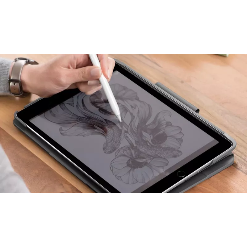 LOGITECH Slim Folio voor iPad 7e generatie grafiet Qwertz Duits