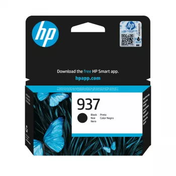 HP 937 zwart originele inktcartridge, zwart, 1 stk., 1250 pagina's