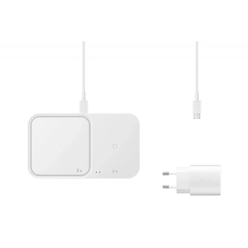 Samsung EP-P5400 koptelefoon, smartphone, smartwatch wit USB draadloos laden binnen