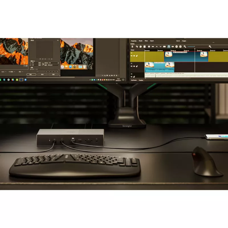 Kensington SD5000T5 EQ Thunderbolt 5 Triple 4K dockingstation met 140W PD - Windows/macOS