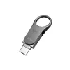 SILICON POWER Mobile C80 – 32 GB dual-USB-stick – Type-C / Type-A – grijs