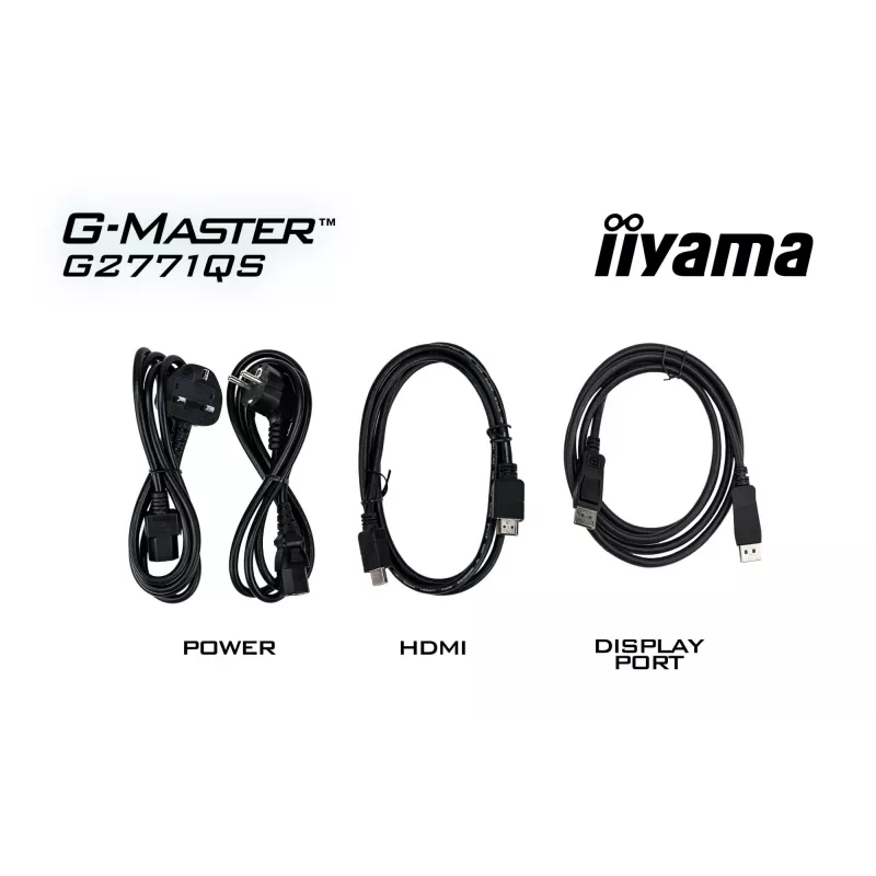 iiyama G-MASTER G2771QS-B1 computermonitor 68,6 cm (27 inch) 2560 x 1440 pixels Wide Quad HD zwart