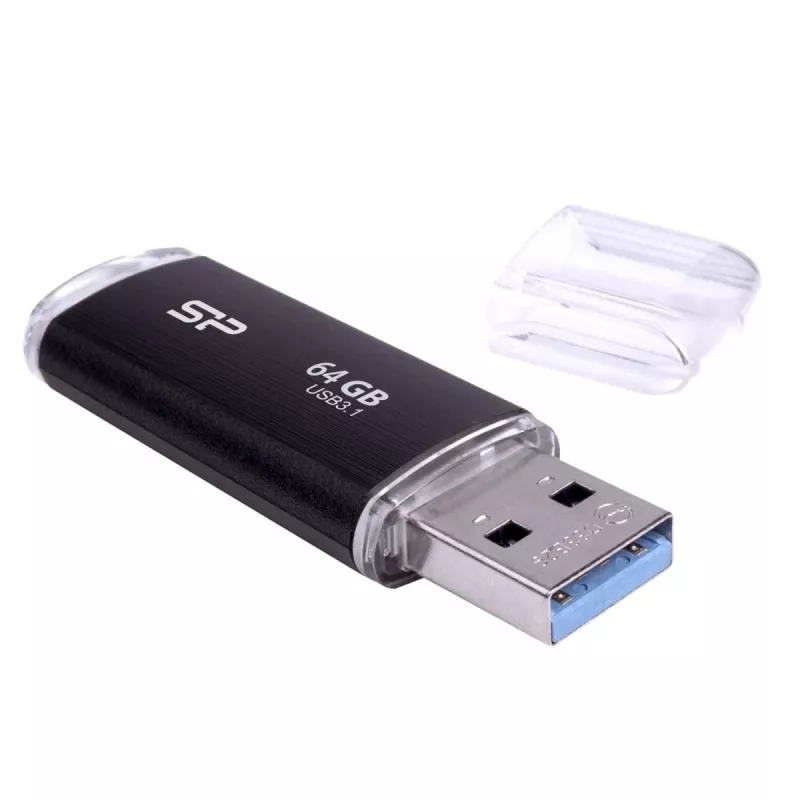 SILICON POWER USB-stick - 64GB Silicon Power USB3.2 B02 zwart
