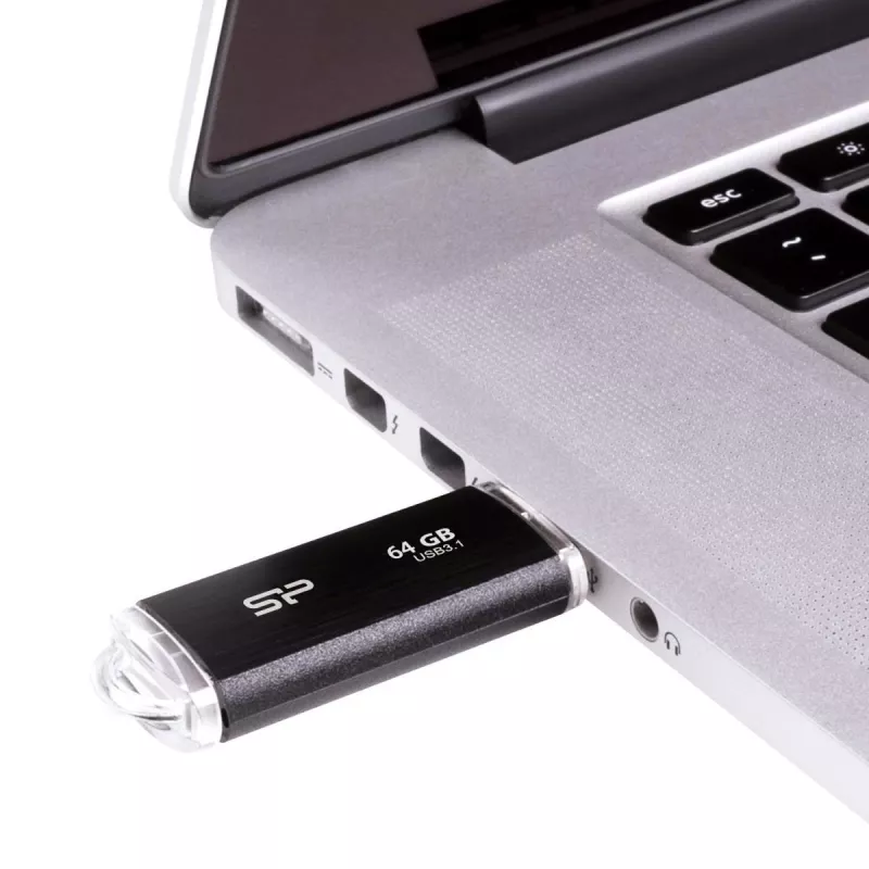 SILICON POWER USB-stick - 64GB Silicon Power USB3.2 B02 zwart