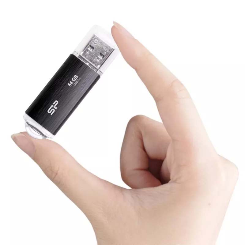 SILICON POWER USB-stick - 64GB Silicon Power USB3.2 B02 zwart