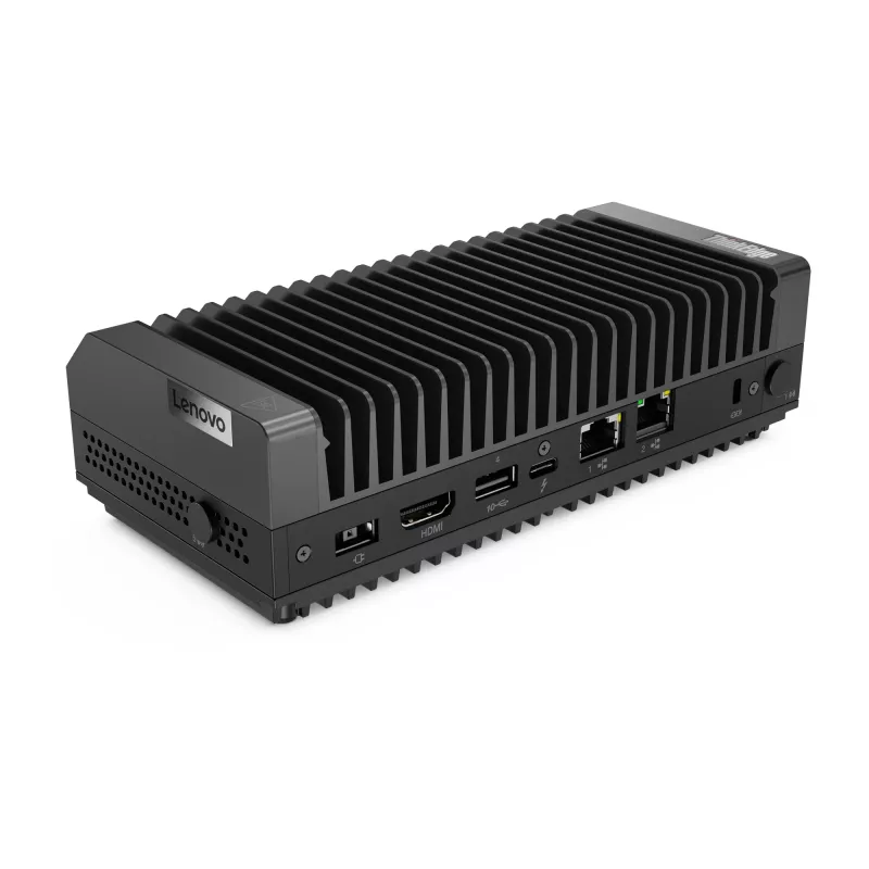 Mini-pc Lenovo ThinkEdge SE30 Intel Celeron 6305E 1,8 GHz, 8 GB DDR4, 256 GB SSD, Windows 11 IoT Enterprise, zwart