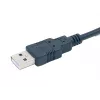 Equip USB-A naar serieel (DB9) kabel, M/M 1,5m, zwart, 1,5 m, USB Type-A, DB-9, stekker, stekker