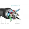 Equip USB-A naar serieel (DB9) kabel, M/M 1,5m, zwart, 1,5 m, USB Type-A, DB-9, stekker, stekker