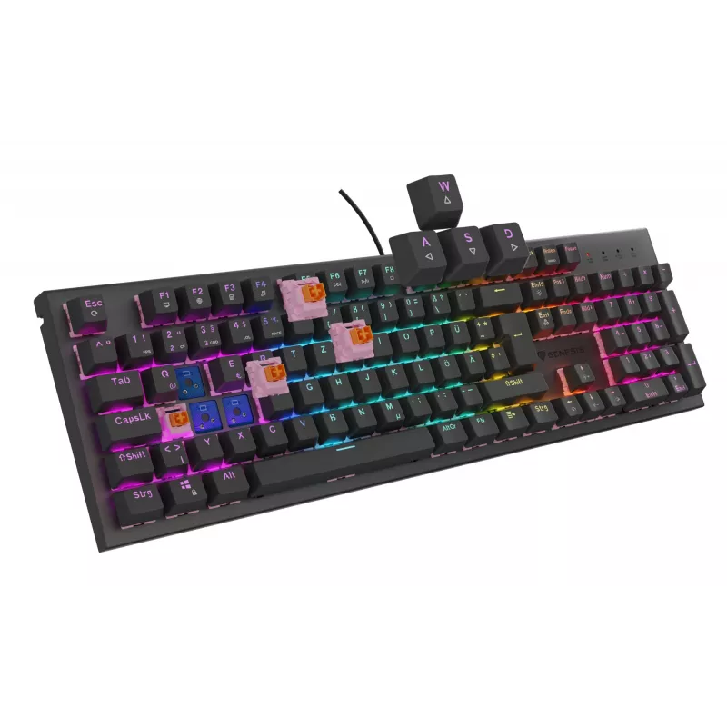 GENESIS NKG-2179 toetsenbord gaming USB QWERTZ Duits zwart
