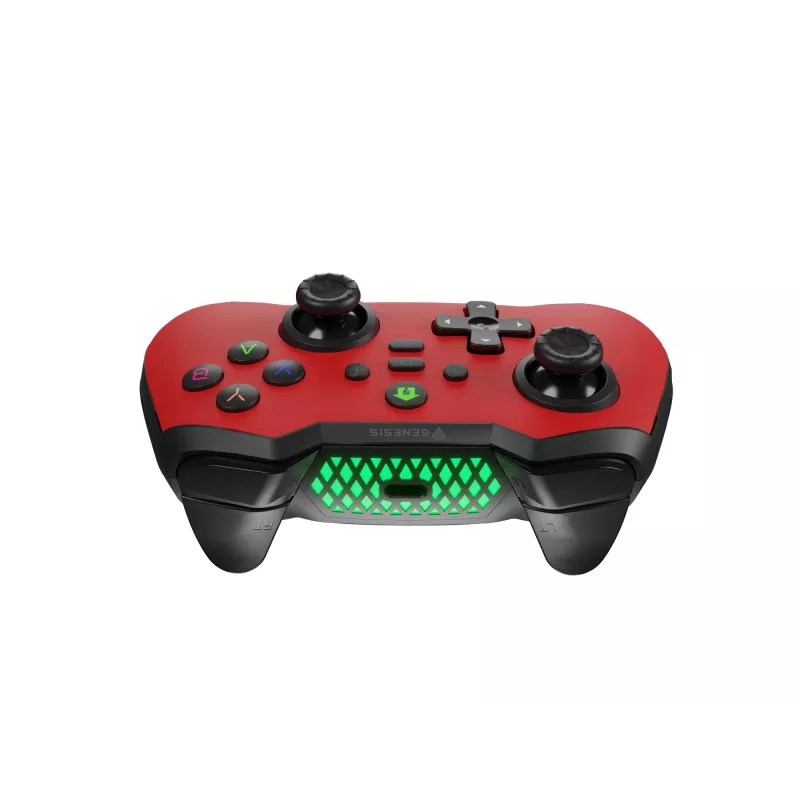 GENESIS Mangan 400 Red Bluetooth gamepad analoog / digitaal Android, MAC, Nintendo Switch, PC, iOS