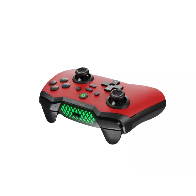 GENESIS Mangan 400 Red Bluetooth gamepad analoog / digitaal Android, MAC, Nintendo Switch, PC, iOS