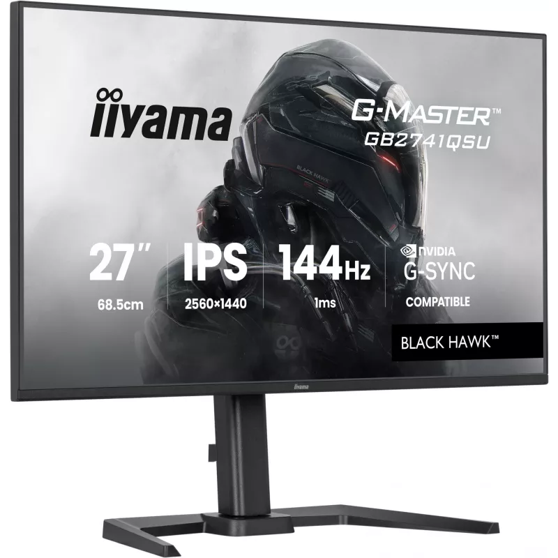 iiyama G-MASTER GB2741QSU-B1 computermonitor 68,6 cm (27 inch) 2560 x 1440 pixel 4K Ultra HD LED zwart